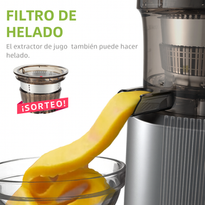 Extractor de Jugo Premium Multifunción ProLine 5L con Colector de Pulpa +REGALO: 6 Vasos de Vidrio Ahumado