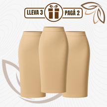 [Llevá 3 Pagá 2] Falda Midi Recta Francini de Cintura Alta en Crepé Sastrero (¡Estilo clásico y elegante!)