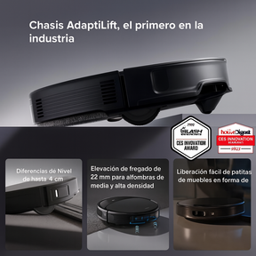 [Llevá 2 Pagá 1] Robot Aspiradora CleanUp Inteligente con Sensor Anticaída, Aspira, Barre y Pasa el Trapo + Repuesto de Accesorios