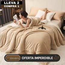 [Llevá 2 Pagá 1] Manta de Lujo FlannelDream 100% Lana (¡Calor Intenso y Suavidad Incomparable!)