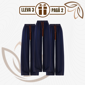 [Llevá 3 Pagá 2] Jean Femenino Aline Wide Leg con Cintura Elástica y Caída Moderna (¡Look moderno y casual!)