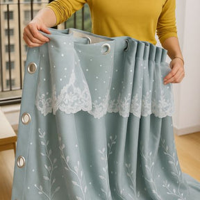 [Llevá 2 Pagá 1] Cortina Blackout Royal de Doble Capa con Aislamiento Térmico (¡Estilo europeo en tu sala!) +REGALO: Barras para Cortina