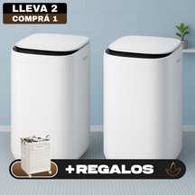 [Llevá 2 Pagá 1] Mini Lavadora TurboWash Inteligente (Ahorrá Agua, Espacio y Tiempo) + Cesto de Lavado de Regalo