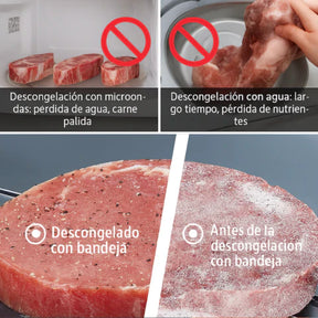 [Llevá 2 Pagá 1] Máquina de Descongelado Rápido con Temperatura Inteligente (¡Descongelá en menos de 1 Minuto!) +REGALO: Kit de Utensilios de Cocina