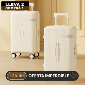 [Llevá 2 Pagá 1] Valija de Viaje AirLine de Alta Capacidad en Policarbonato y ABS con Forro Interno y Divisiones Inteligentes
