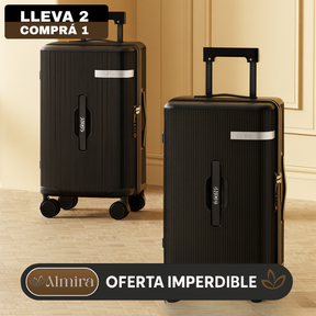 [Llevá 2 Pagá 1] Valija de Viaje AirLine de Alta Capacidad en Policarbonato y ABS con Forro Interno y Divisiones Inteligentes