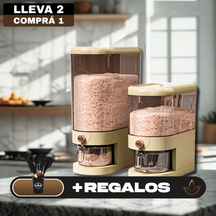 [Llevá 2 Pagá 1] Dispenser Organizador de Cocina Multifuncional con Medidor + REGALO: Kit de Utensilios de Cocina