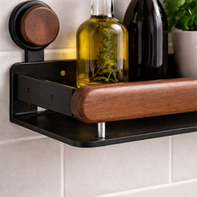 [Llevá 2 Pagá 1] Soporte para Especias de Cocina en Madera y Acero Inoxidable +REGALO: Kit de Utensilios de Cocina