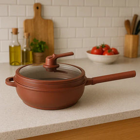 [Llevá 2 Pagá 1] Frigideira Multifuncional en Cerámica y a Prueba de Explosiones +REGALO: Kit de Utensilios