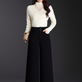 [Llevá 3 Pagá 2] Pantalón Social Femenino en Seda Hielo y Poliéster Nolita (Diseño Fino y Encantador)