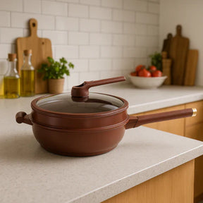 [Llevá 2 Pagá 1] Frigideira Multifuncional en Cerámica y a Prueba de Explosiones +REGALO: Kit de Utensilios