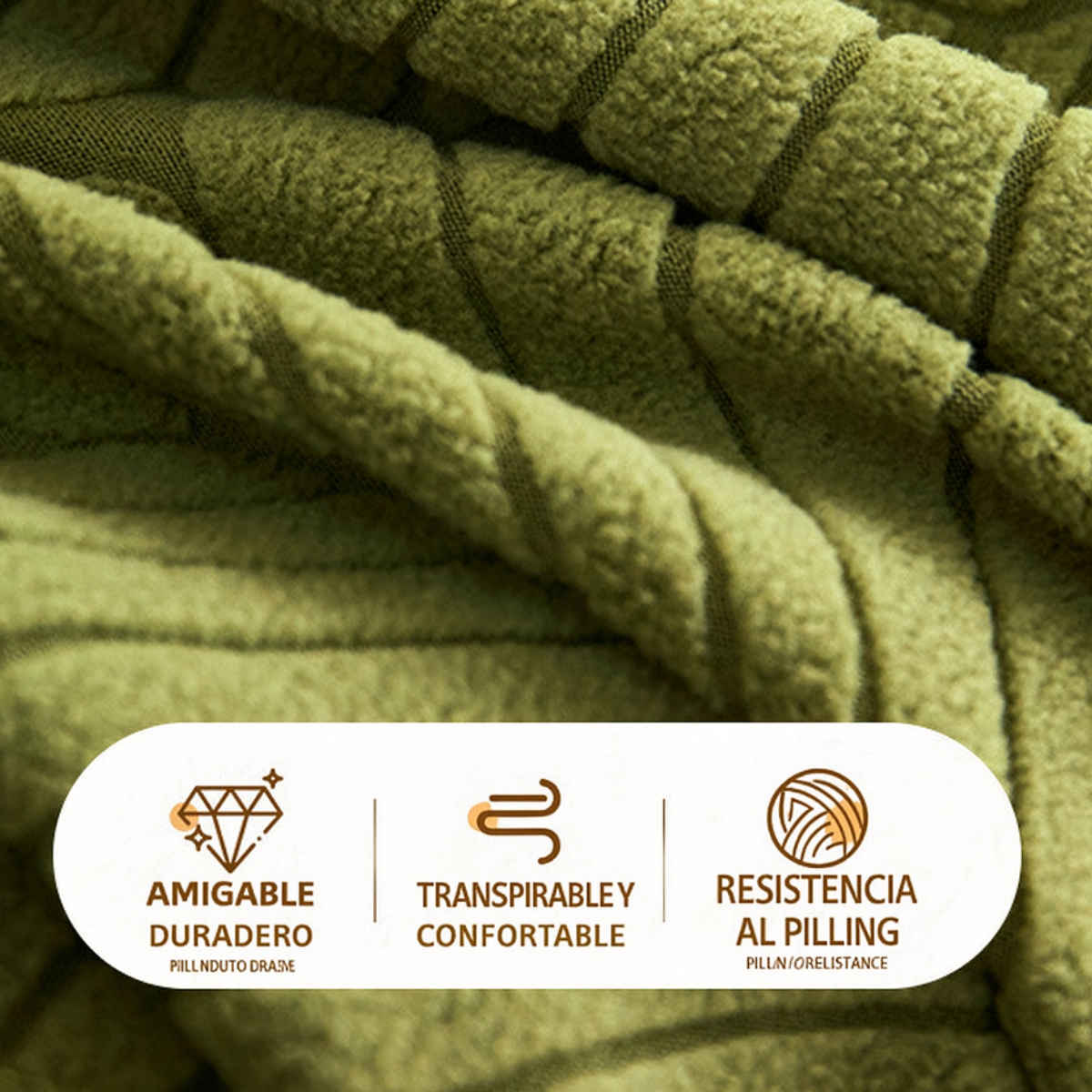 [Llevá 2 Pagá 1] Funda para Sofá Santino en Algodón y Poliéster (¡Diseño Majestuoso y Confortable!) +2 Almohadas de Regalo