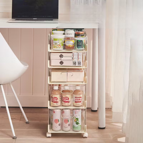 [Llevá 2 Pagá 1] Torre Organizadora SmartBox con Cajones Transparentes de Acrílico (¡Diseño Compacto y Súper Práctico!)