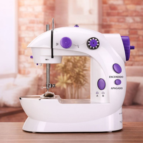 Mini Máquina de Coser Eléctrica Portátil con Regulación + REGALO: Kit de Costura