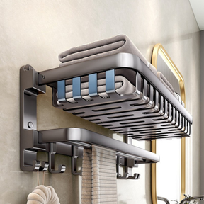 [Llevá 2 Pagá 1] Organizador de Baño Multifuncional de Acero Inoxidable con Instalación por Sellado al Vacío +REGALO: 2 Soportes de Baño