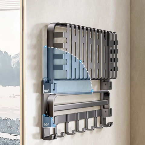 [Llevá 2 Pagá 1] Organizador de Baño Multifuncional de Acero Inoxidable con Instalación por Sellado al Vacío +REGALO: 2 Soportes de Baño