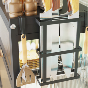 Escurridor Multifuncional Completo de Acero Inoxidable y Tapas de Vidrio +REGALO: Kit de Utensilios de Cocina