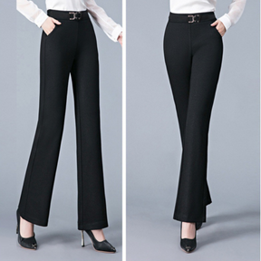 [Llevá 3 Pagá 2] Pantalón Social Femenino en Seda Hielo y Poliéster Diorah (Diseño Fino y Encantador)