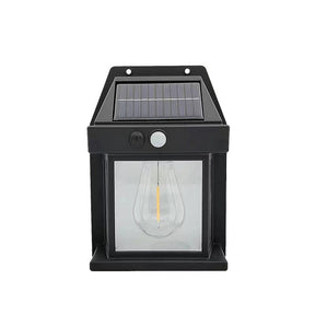 Kit 10 Lámparas Solares Coloniales con Sensor de Movimiento y Panel Fotovoltaico a Prueba de Agua