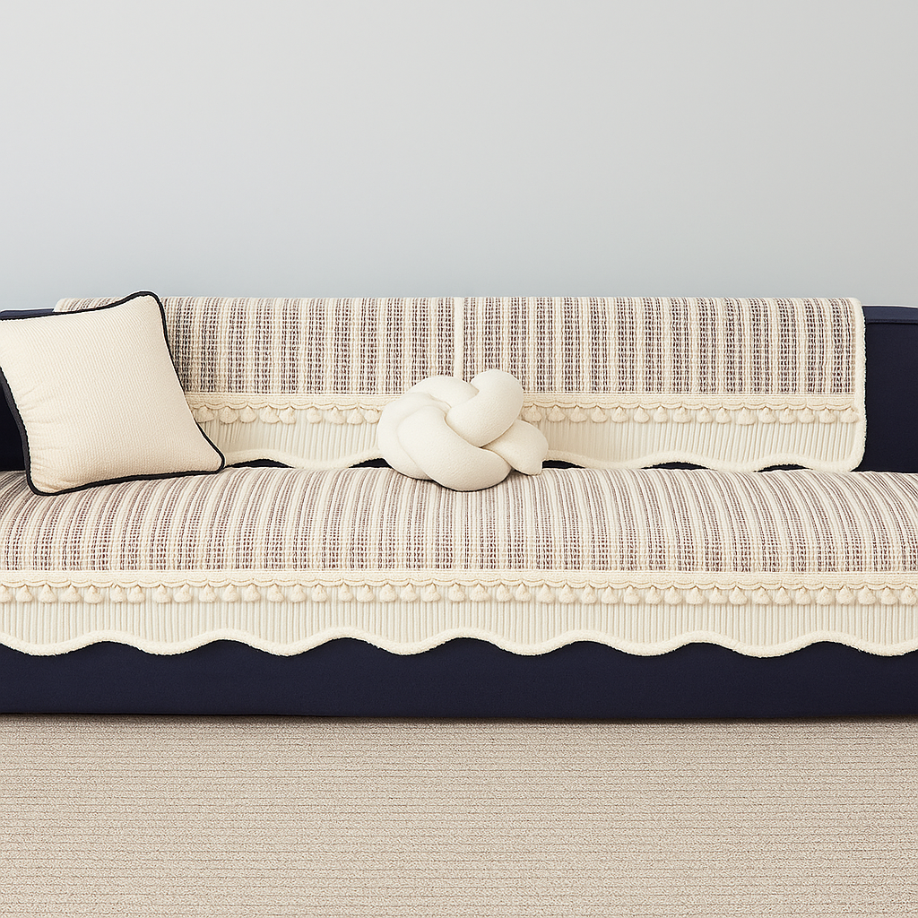 [Llevá 2 Pagá 1] Funda para Sofá Mona 100% Algodón (¡Estilo Atemporal y Elegante!) +REGALO: 2 Almohadas