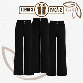 [Llevá 3 Pagá 2] Pantalón Social Femenino en Seda Hielo y Poliéster Nolita (Diseño Fino y Encantador)
