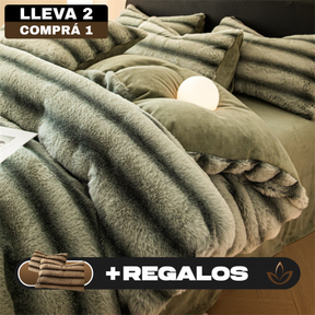 [Llevá 2 Pagá 1] Juego de Cama Diana Aterciopelado Antialérgico (¡Hotel 5 Estrellas en tu Habitación!) +REGALOS: 2 Fundas para Almohada
