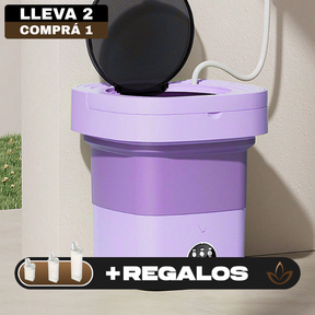 [Llevá 2 Pagá 1] Mini Máquina de Lavar Multifuncional Portátil + REGALOS: 2 Potes Dosificadores
