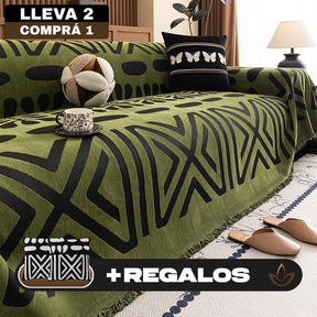 [Llevá 2 Pagá 1] Funda para Sofá Confortable (Calidad y Comodidad Para Tu Hogar) +2 REGALOS: 2 Fundas para Almohadones