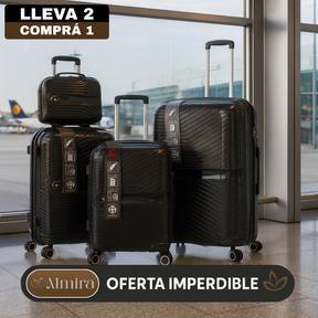 Set De 4 Valijas Rigidas Giro 360 (Perfectas para viajar)