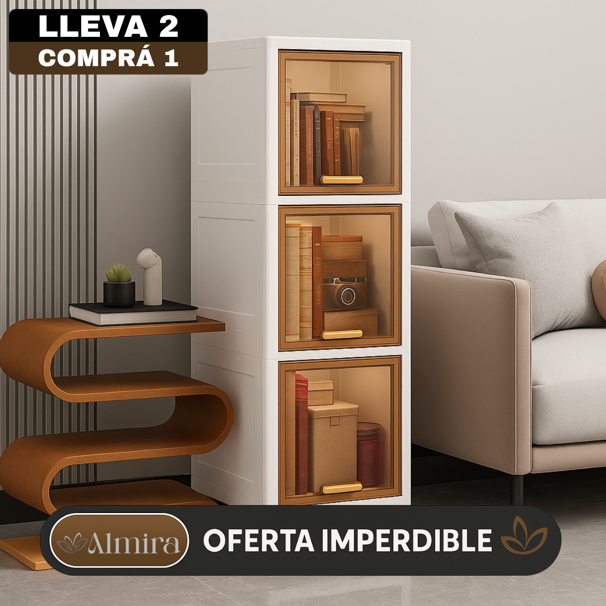 [Llevá 2 Pagá 1] Organizador Multifuncional EasyLife de 3 Niveles con Rueditas (¡Últimas unidades!)