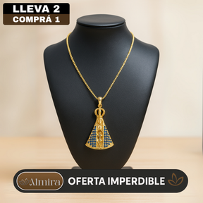 [Llevá 2 Pagá 1] Collar en Piedras de Circonia Bañado en Oro