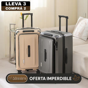 [Llevá 3 Pagá 2] Valijas de Viaje Roma de Gran Capacidad con Forro Interno y Divisiones Inteligentes