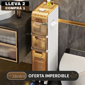 [Llevá 2 Pagá 1] Organizador de Baño de Alta Capacidad con 4 Niveles (¡Tu baño más organizado y moderno!)